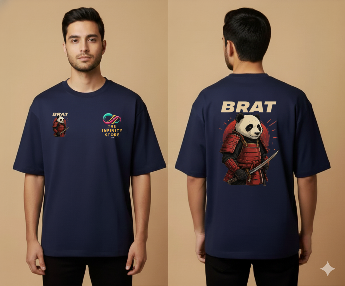 Short Sleeve T-Shirt – BRAT Samurai Panda Edition