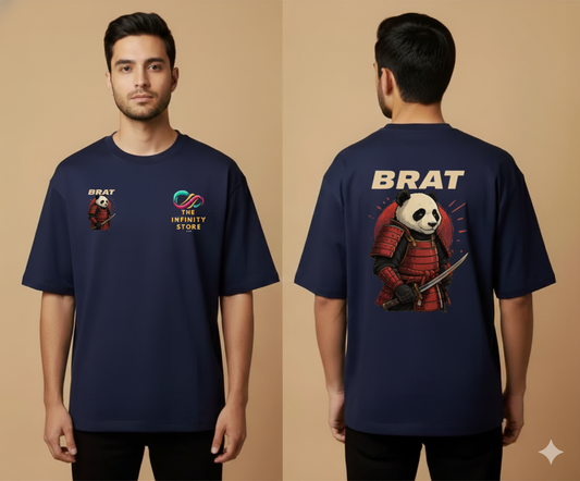 Short Sleeve T-Shirt – BRAT Samurai Panda Edition