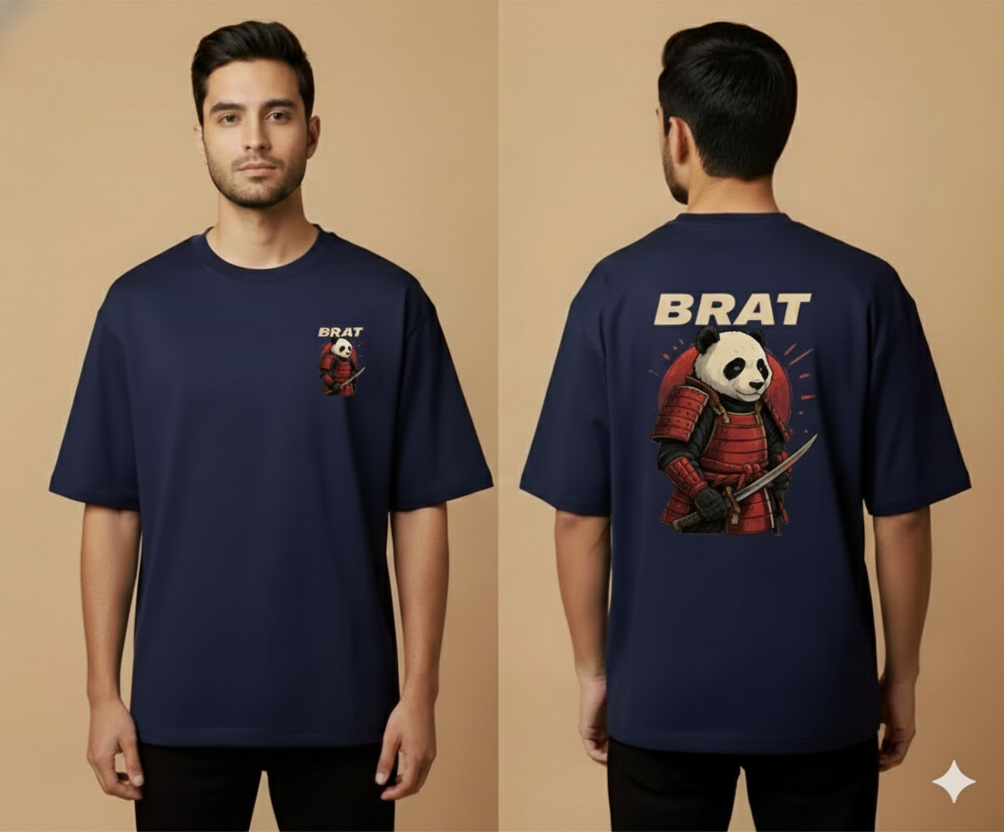 Short Sleeve T-Shirt – BRAT Samurai Panda Edition
